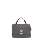 Zanellato Gray Calf Leather Bos Taurus Handbag
