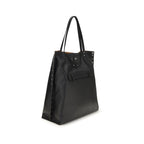 Zanellato Black Calf Leather Bos Taurus Shoulder Bag