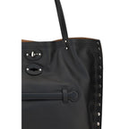 Zanellato Black Calf Leather Bos Taurus Shoulder Bag