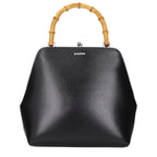 Jil Sander Black Leather Handbag