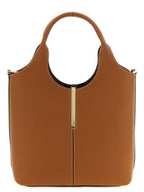 Tod's Brown Calfskin Tote Bag
