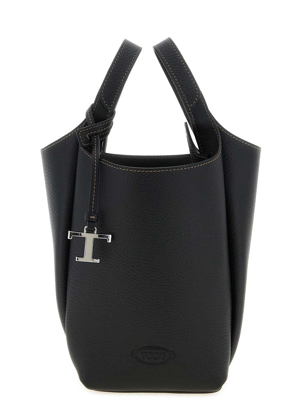 Tod's Black Calfskin Handbag