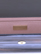Jimmy Choo Gray Polyester Clutch Bag
