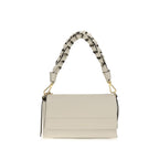 Coccinelle Beige Calf Leather Bos Taurus Shoulder Bag
