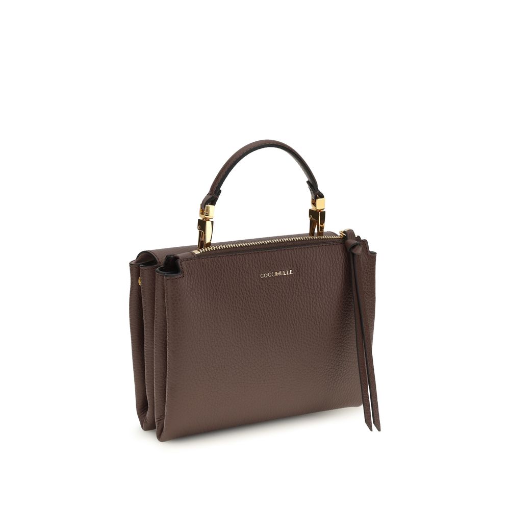 Coccinelle Brown Calf Leather Bos Taurus Shoulder Bag