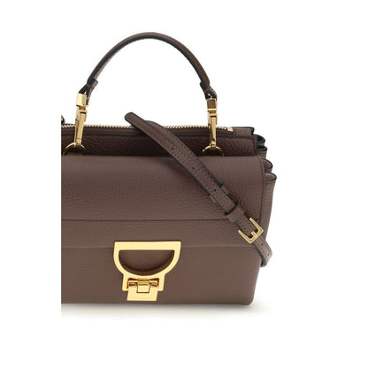 Coccinelle Brown Calf Leather Bos Taurus Shoulder Bag