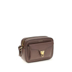 Coccinelle Brown Calf Leather Bos Taurus Shoulder Bag