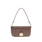 Coccinelle Brown Calf Leather Bos Taurus Shoulder Bag