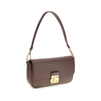 Coccinelle Brown Calf Leather Bos Taurus Shoulder Bag