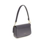 Coccinelle Blue Calf Leather Bos Taurus Shoulder Bag