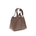 Coccinelle Brown Calf Leather Bos Taurus Handbag