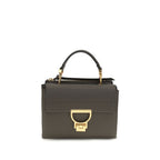 Coccinelle Brown Calf Leather Bos Taurus Handbag