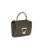 Coccinelle Brown Calf Leather Bos Taurus Handbag