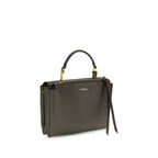 Coccinelle Brown Calf Leather Bos Taurus Handbag