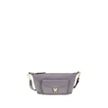 Coccinelle Gray Calf Leather Bos Taurus Shoulder Bag