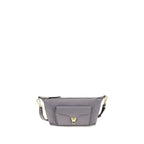 Coccinelle Gray Calf Leather Bos Taurus Shoulder Bag