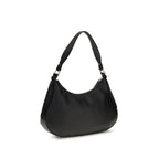 Coccinelle Black Calf Leather Bos Taurus Shoulder Bag