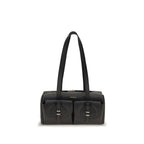 Coccinelle Black Calf Leather Bos Taurus Shoulder Bag