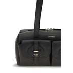 Coccinelle Black Calf Leather Bos Taurus Shoulder Bag