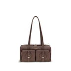 Coccinelle Brown Calf Leather Bos Taurus Shoulder Bag