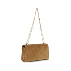 Savette Brown Calf Leather Bos Taurus Clutch Bag