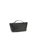 Savette Black Calf Leather Bos Taurus Clutch Bag