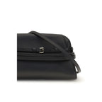 Moschino Black Goatskin Clutch Bag