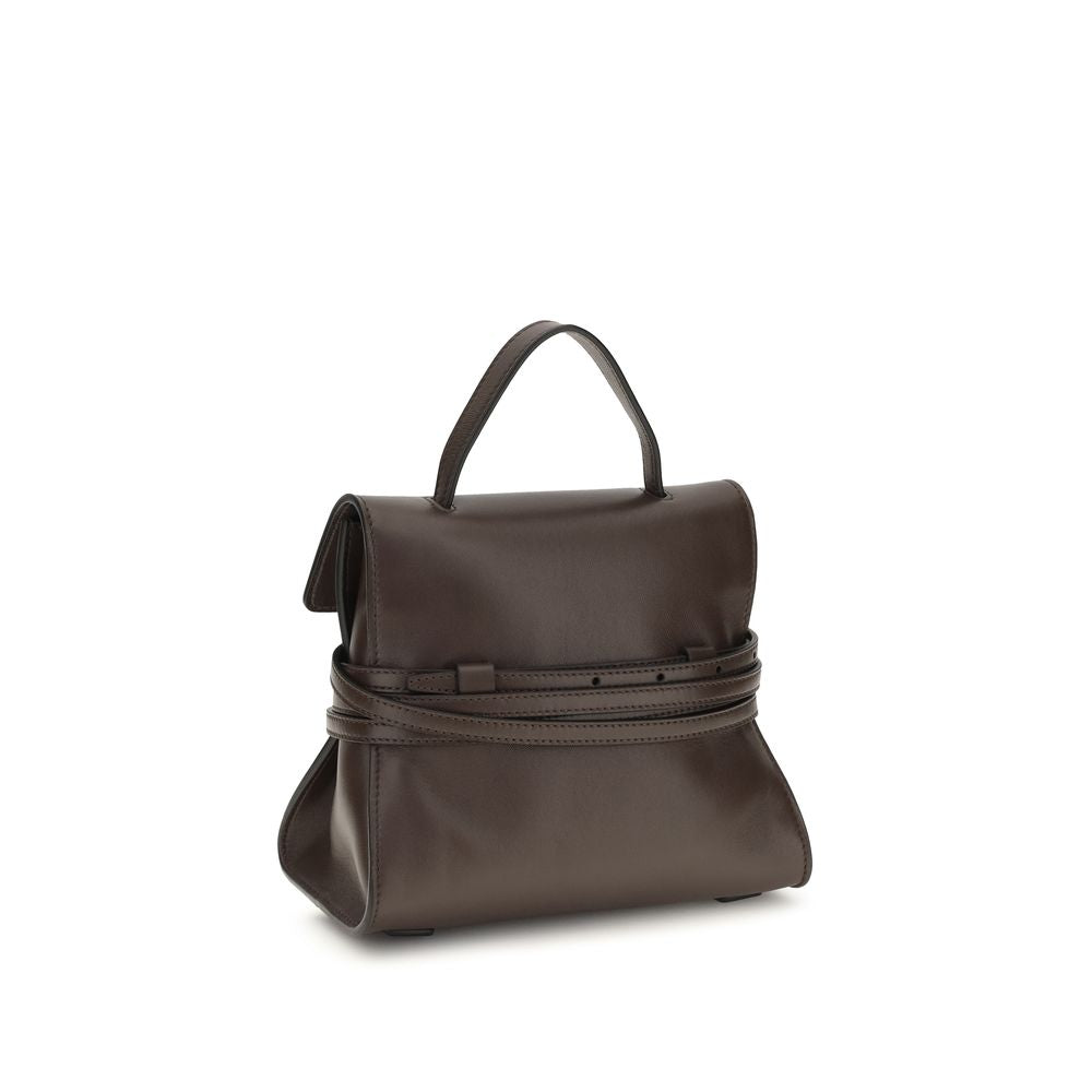 Moschino Brown Goatskin Handbag