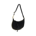 Isabel Marant Black Calf Leather Bos Taurus Shoulder Bag