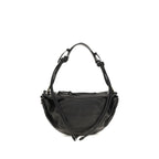 Isabel Marant Black Lamb Ovis Aries Shoulder Bag