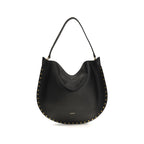 Isabel Marant Black Calf Leather Bos Taurus Shoulder Bag