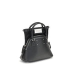 Maison Margiela Black Calf Leather Bos Taurus Handbag