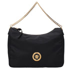 Versace Black Fabric Handbag