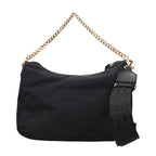 Versace Black Fabric Handbag