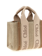 Chloé Multicolor Linen Handbag