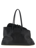 The Attico Black Calfskin Shoulder Bag
