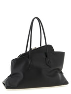 The Attico Black Calfskin Shoulder Bag
