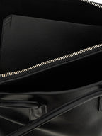 The Attico Black Calfskin Shoulder Bag