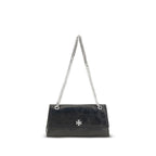 Tory Burch Black Suede Leather Shoulder Bag