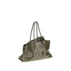 The Attico Bicolor Calf Leather Bos Taurus Shoulder Bag