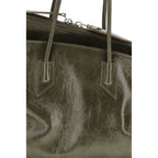 The Attico Bicolor Calf Leather Bos Taurus Shoulder Bag