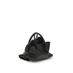 The Attico Black Calf Leather Bos Taurus Handbag