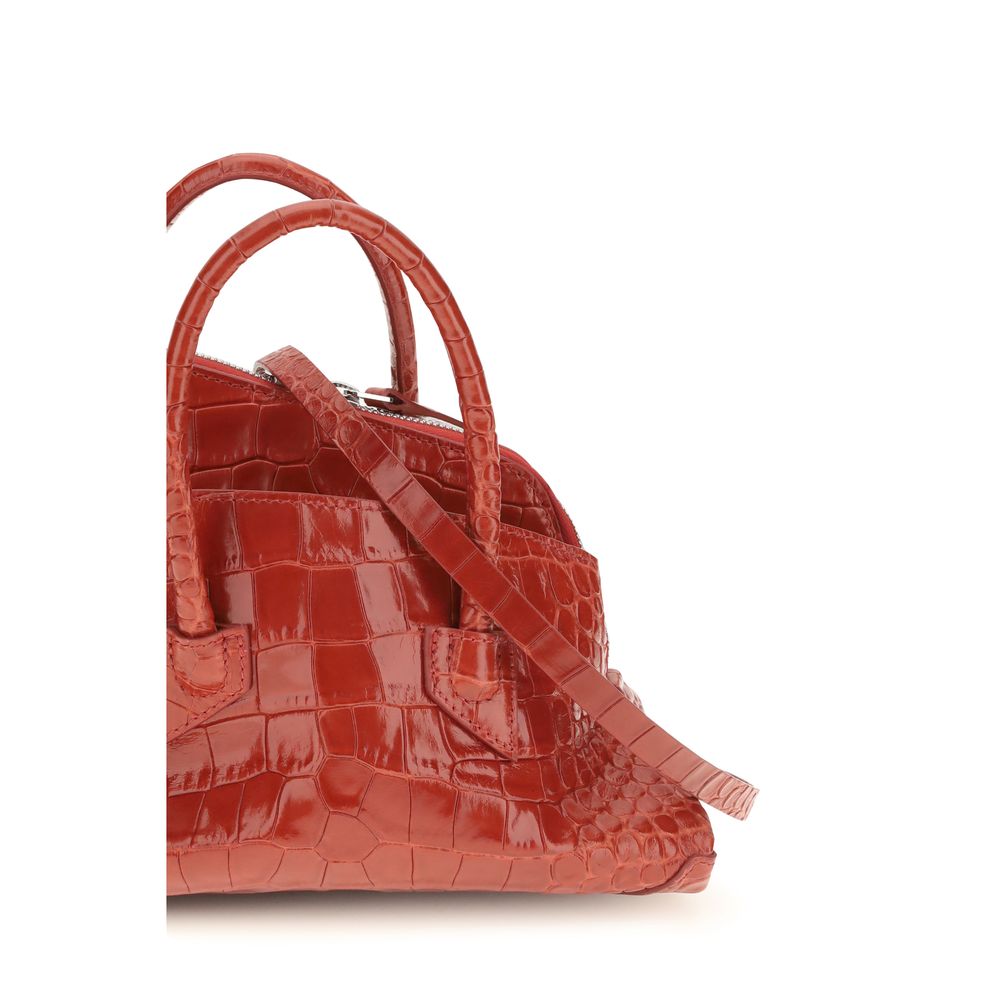 The Attico Red Calf Leather Bos Taurus Handbag