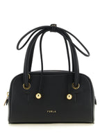Furla Black Calfskin Handbag