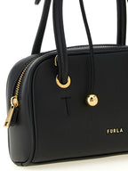 Furla Black Calfskin Handbag