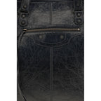 Balenciaga Black Lamb Ovis Aries Shoulder Bag