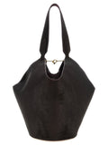 Khaite Bordeaux Calfskin Tote Bag