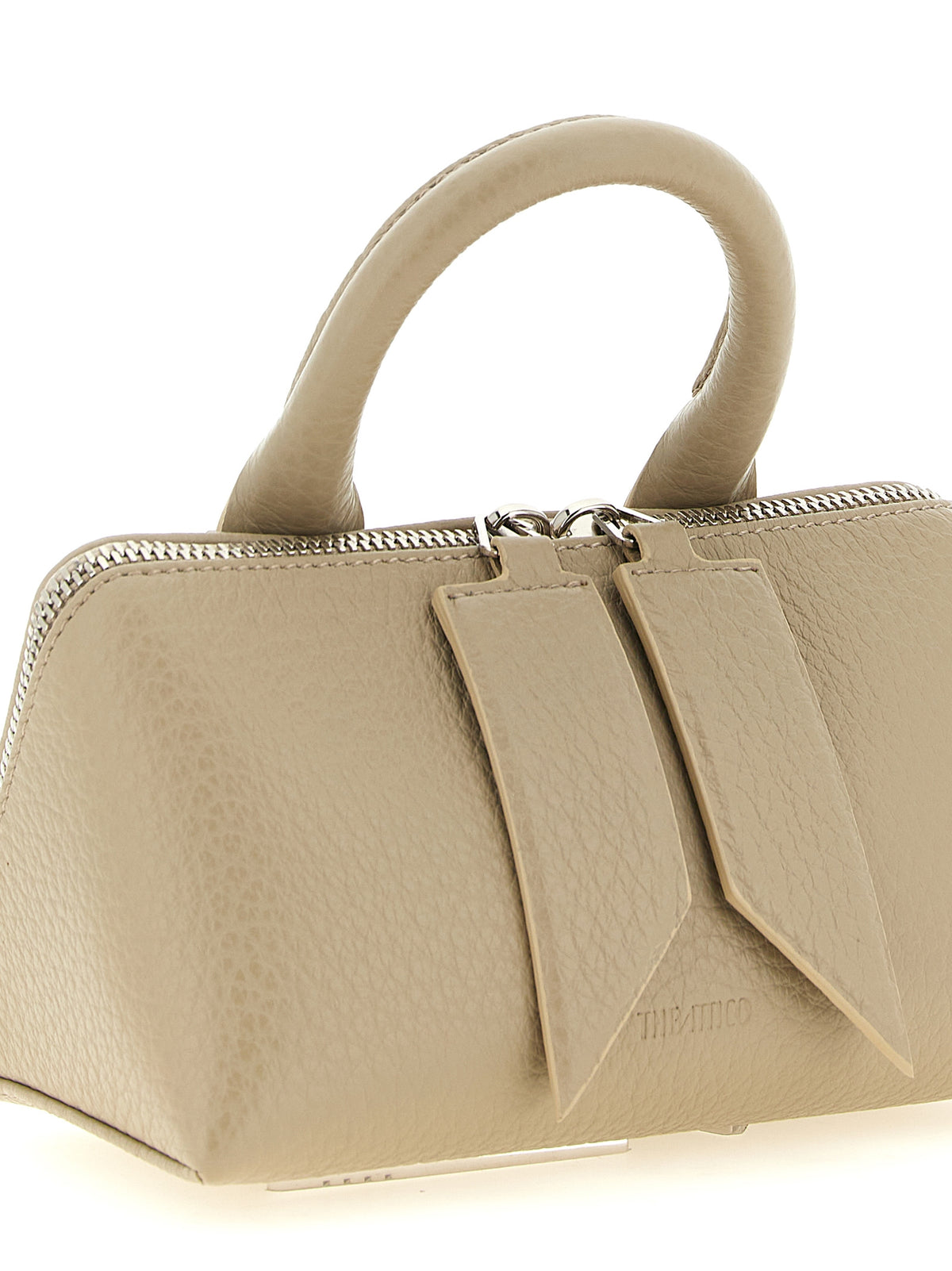 The Attico Beige Bovine Leather Handbag