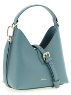 Furla Blue Calfskin Handbag