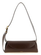 Jil Sander Brown Calfskin Shoulder Bag